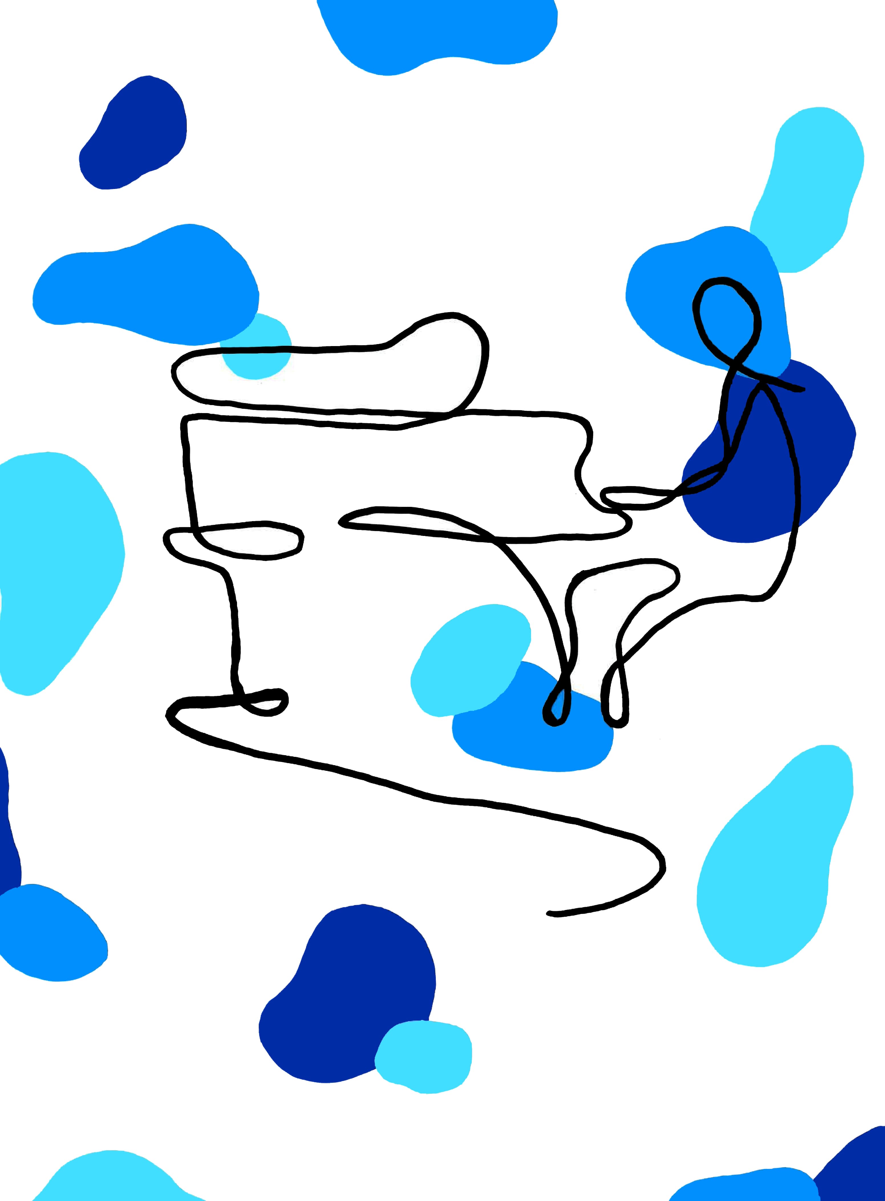One line - Piano