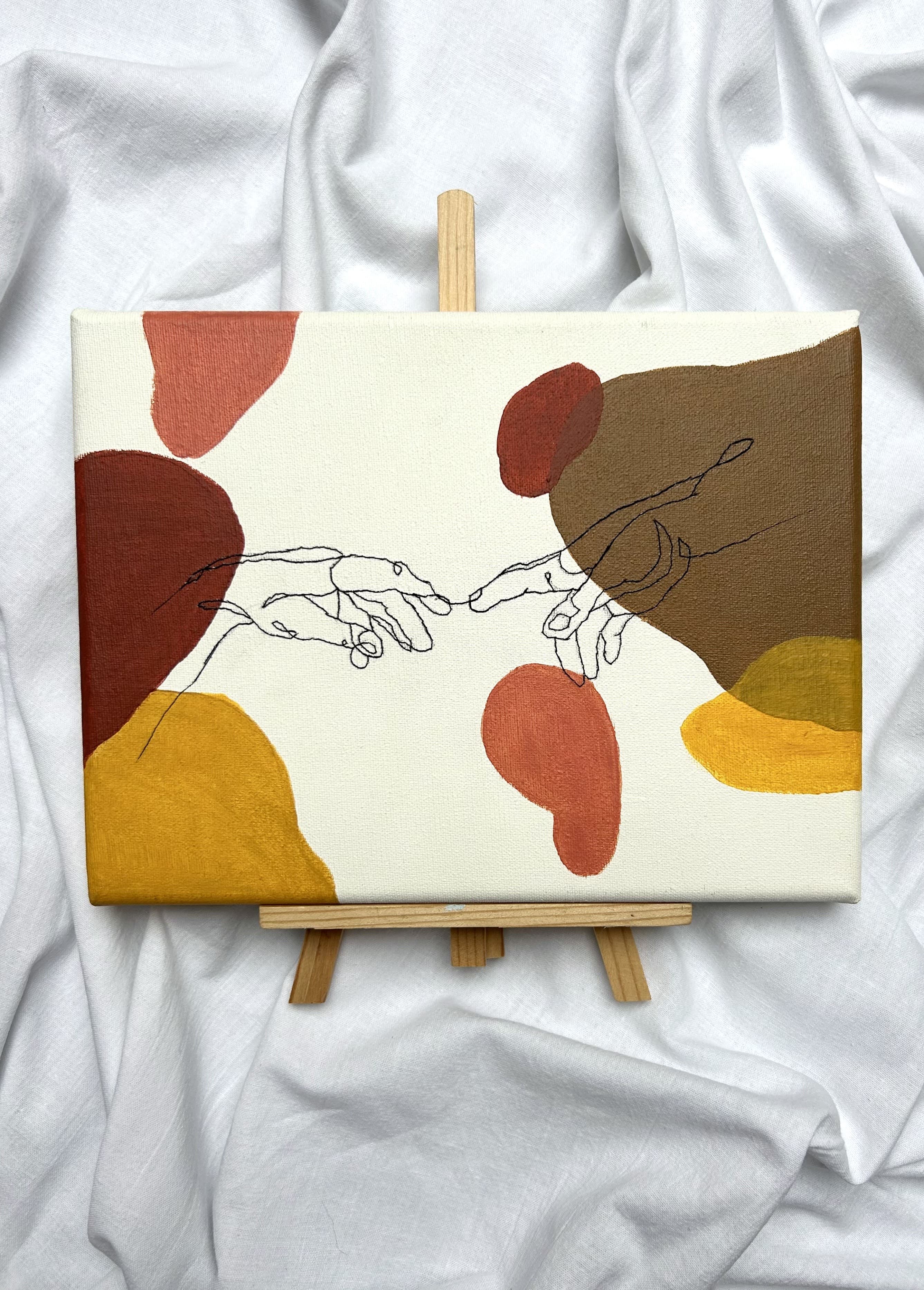 Toile brodée - Touch